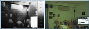 Imagen termográfica de una sala